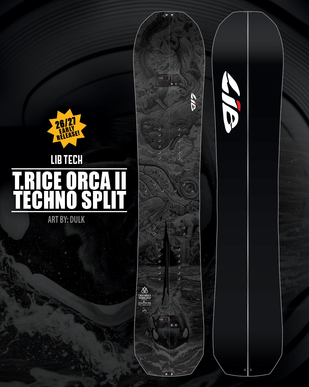 Lib Tech Orca II Techno Splitboard 2027: La Revolución del Splitboarding Llega a Argentina