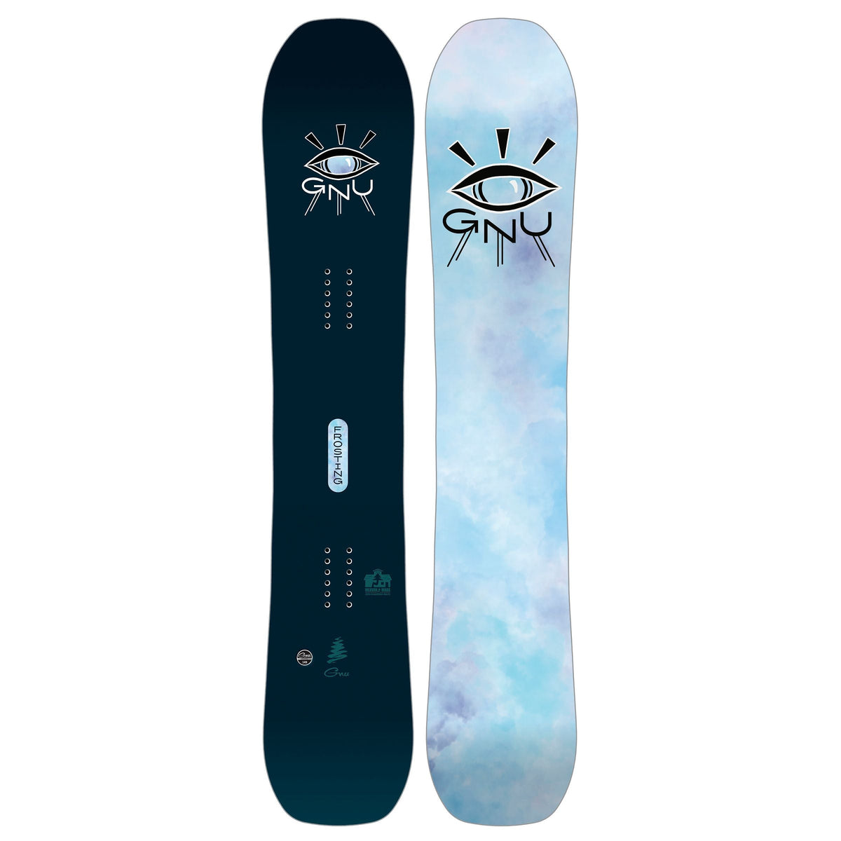 GNU Frosting Snowboard 2024: Arte Contracultural para Riders Únicos en Argentina