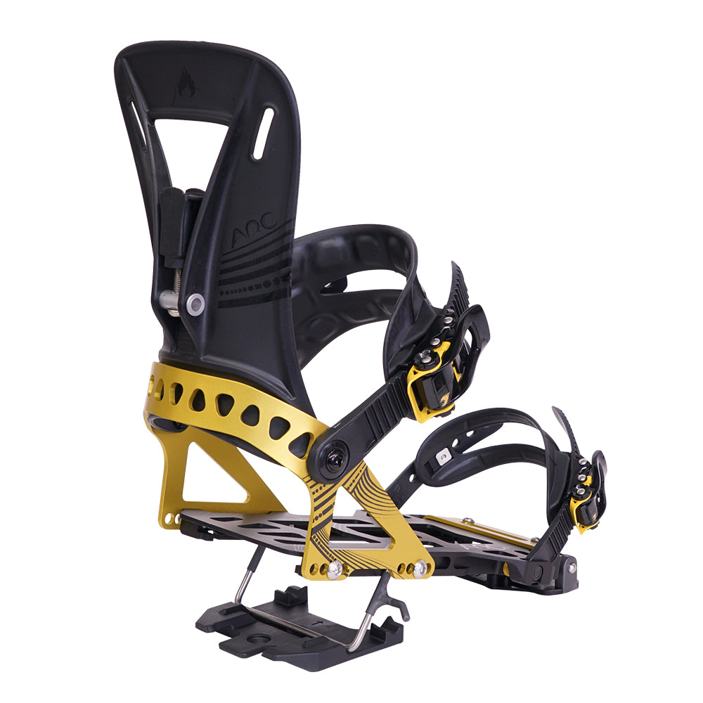 Spark Arc ST con Pucks Gold: fijaciones splitboard para Argentina
