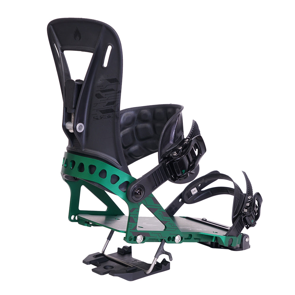 Spark R&D Surge ST Green: Fijaciones Splitboard para Líneas Grandes