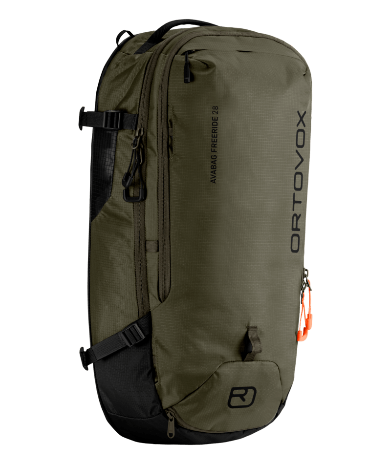 AVABAG LiTRIC FREERIDE 28 ZIP: Seguridad Ortovox en Dark Wild Herbs