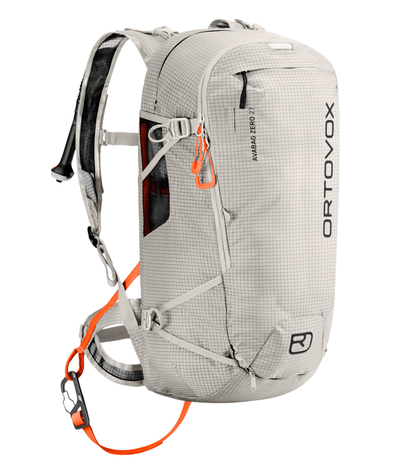 Ortovox AVABAG LiTRIC ZERO 27 White Tea: Seguridad y Peso Mínimo