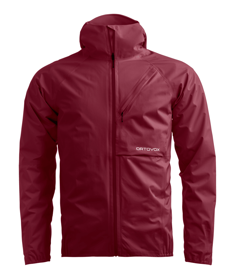 Remera Ortovox 120 Cool Tec Mtn Stripe Red Malbec en Boardlife