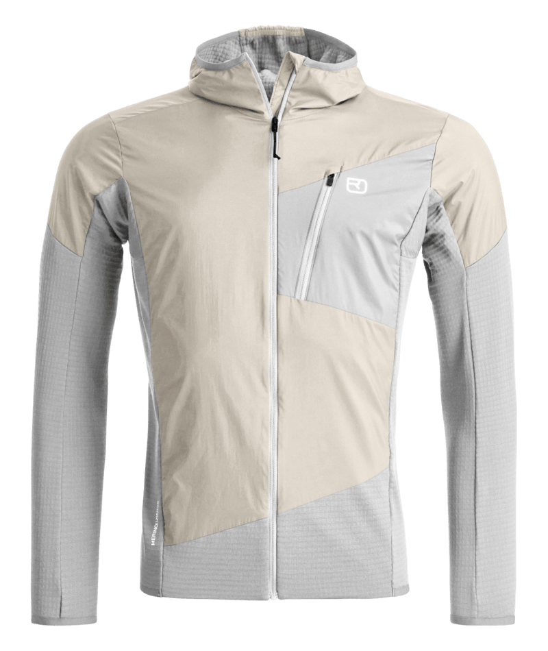 Ortovox 185 Merino Patch LS M White Tea: Tu Base Layer Ideal