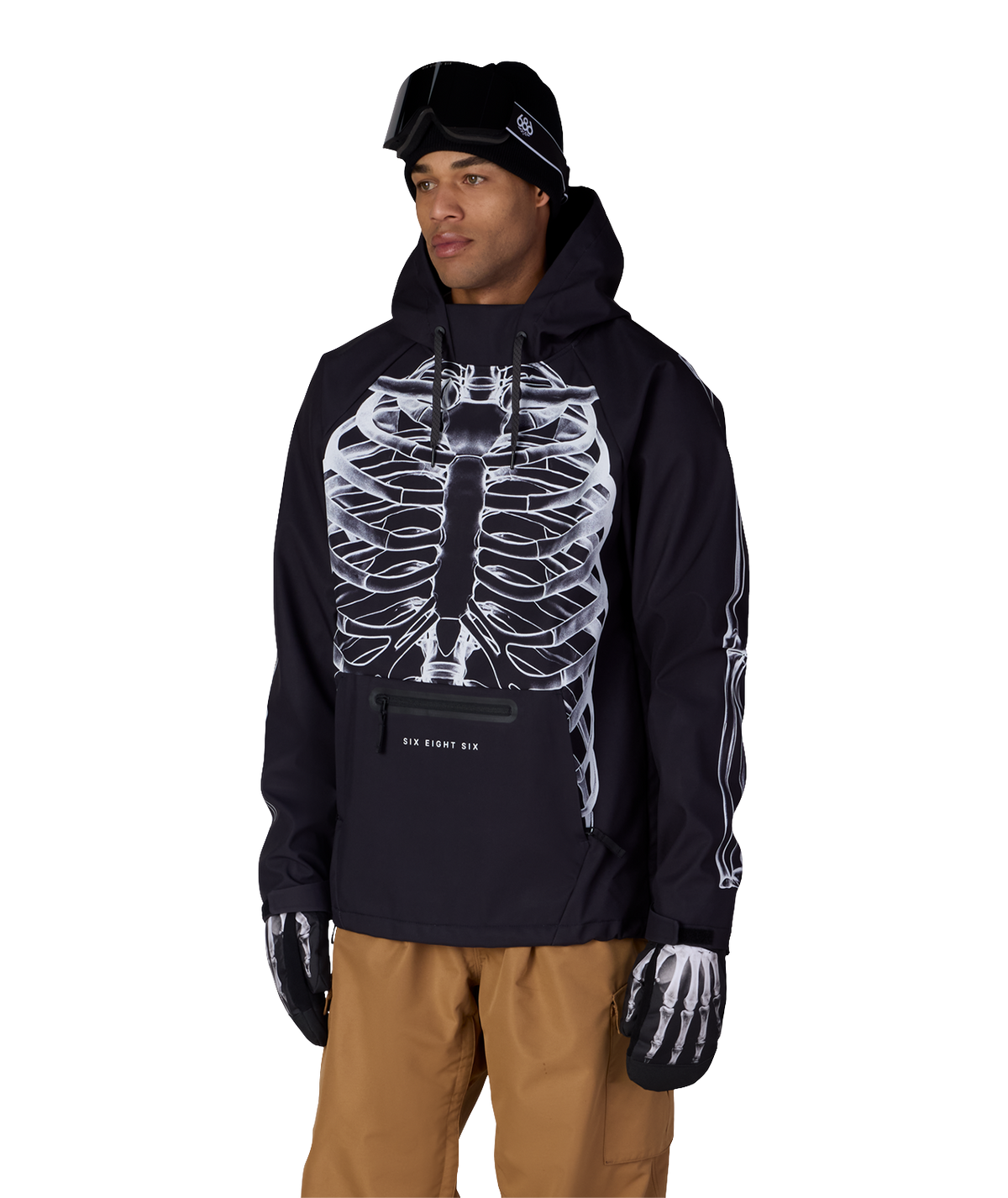 686 Men's Waterproof Hoody White Xray: guía para Bariloche