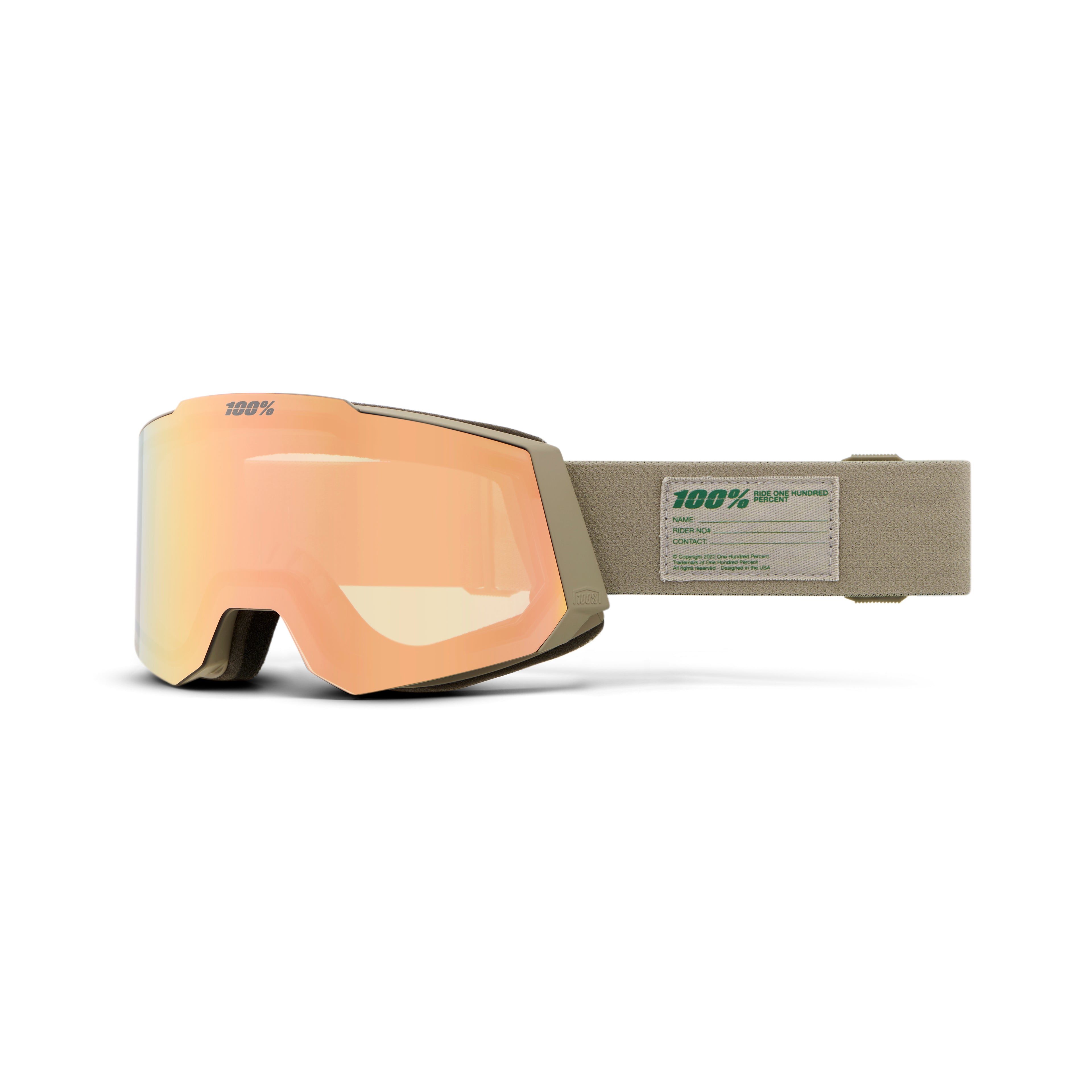 SNOWCRAFT HiPER Goggle Cement - Mirror Copper + Extra Lens