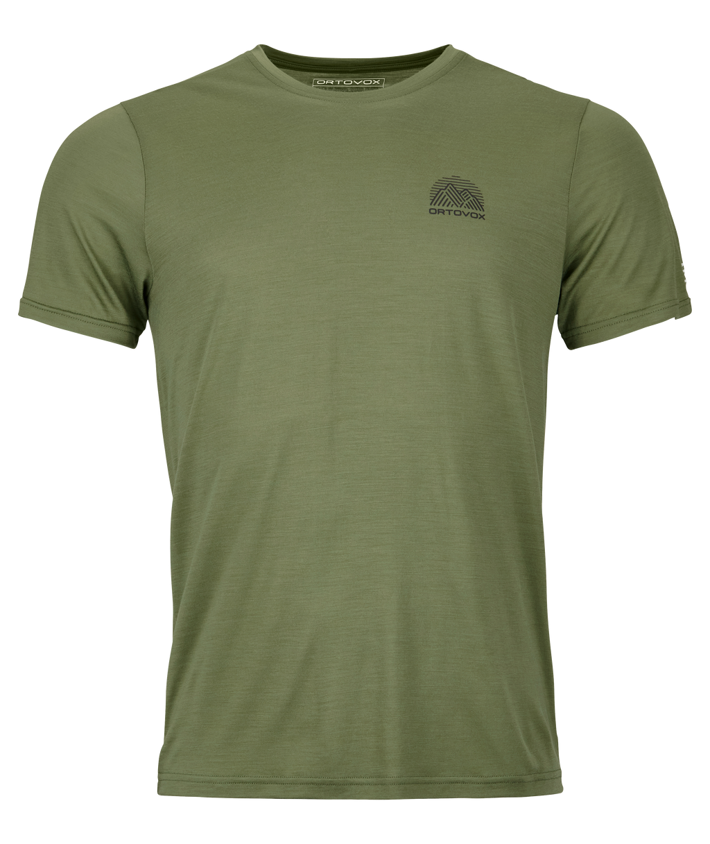 120 COOL TEC MTN STRIPE Remera M