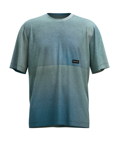 185 MERINO PATCH PRINT Remera H