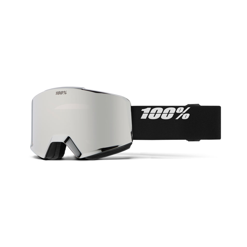 NORG HiPER Goggle Black/Silver - Mirror Silver + Extra Lens 