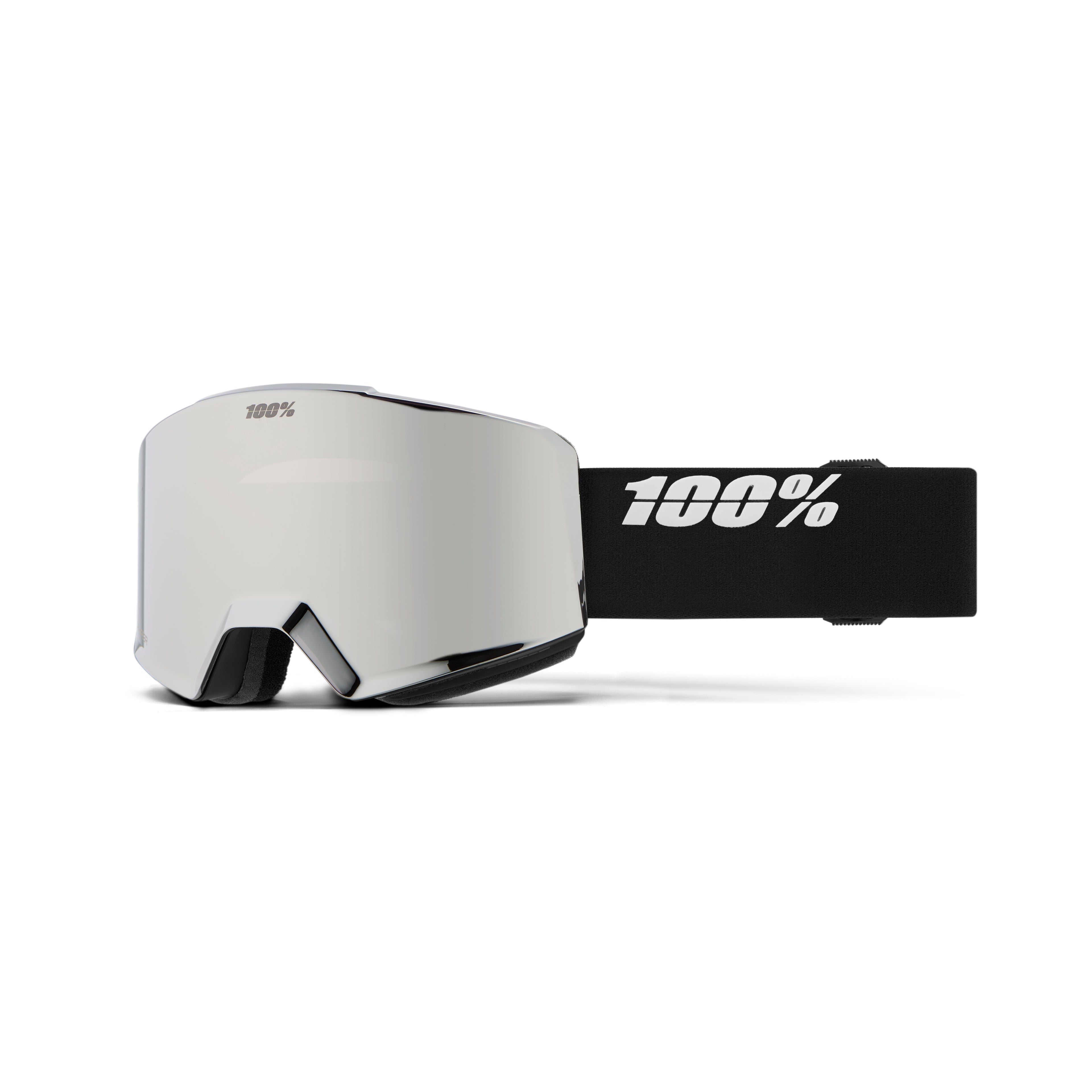 NORG HiPER Goggle Black/Silver - Mirror Silver + Extra Lens