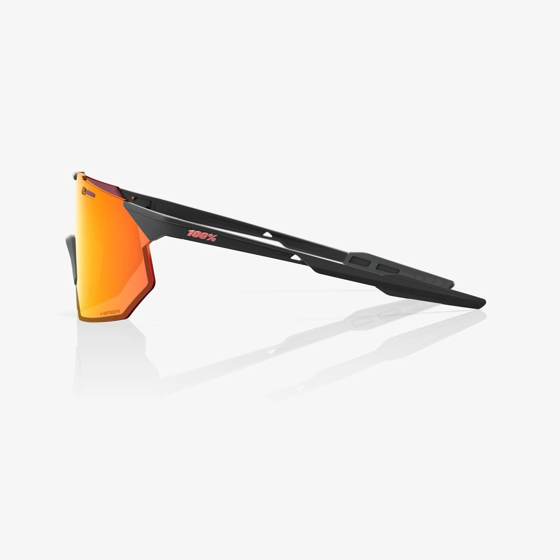 HYPERCRAFT - Negro Mate - Lente Espejo Multicapa HiPER Rojo