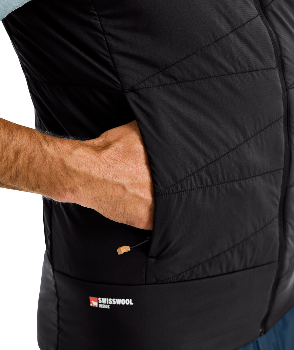 Chaleco SWISSWOOL PIZ DUAN Hombre