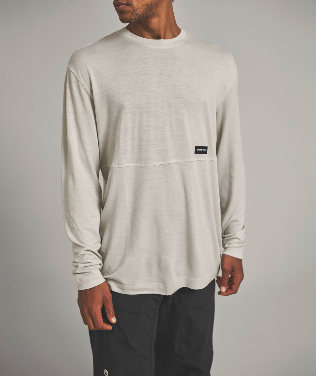 185 MERINO PATCH LS M