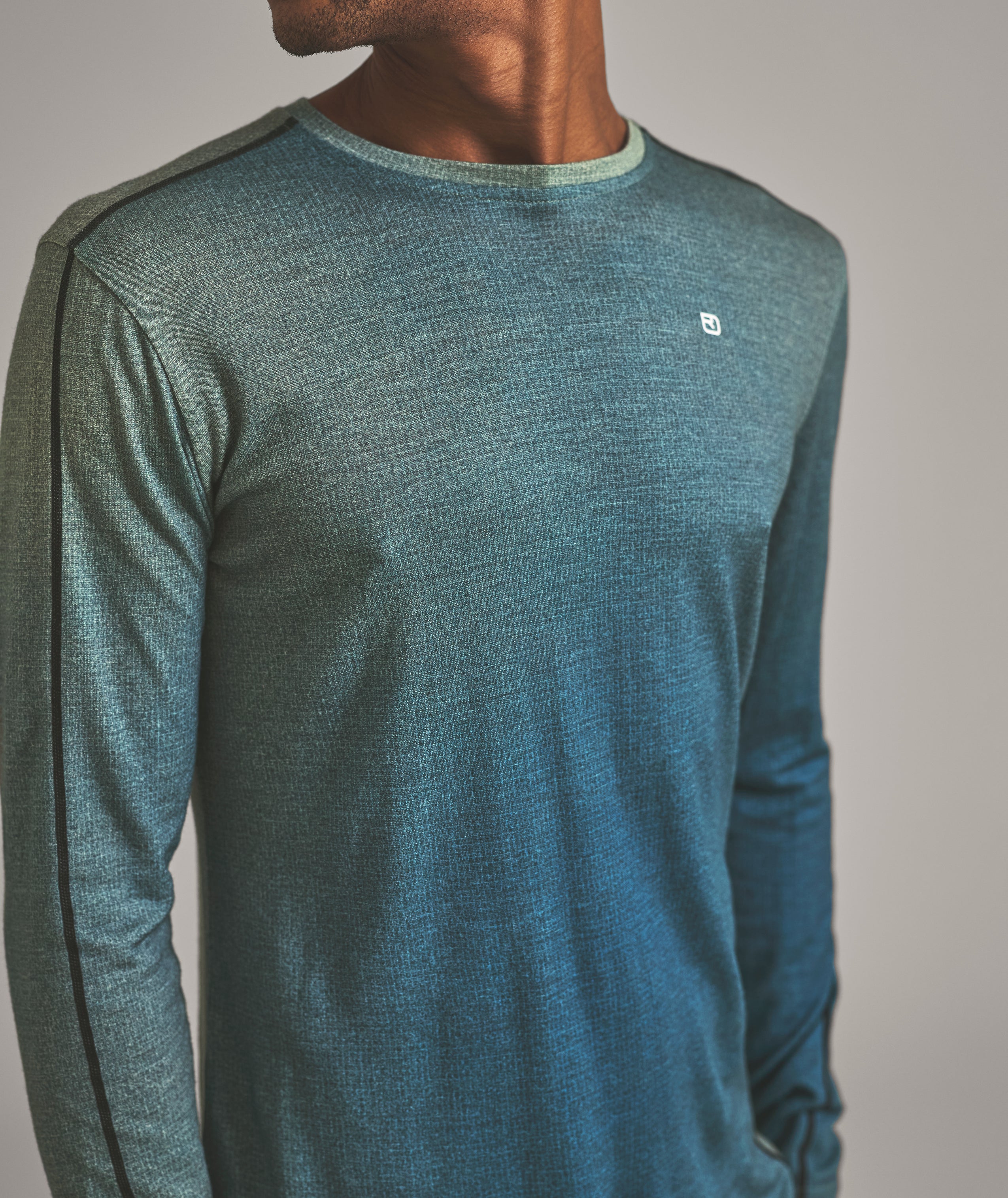 185 ROCK'N'WOOL PRINT Manga Larga Hombre