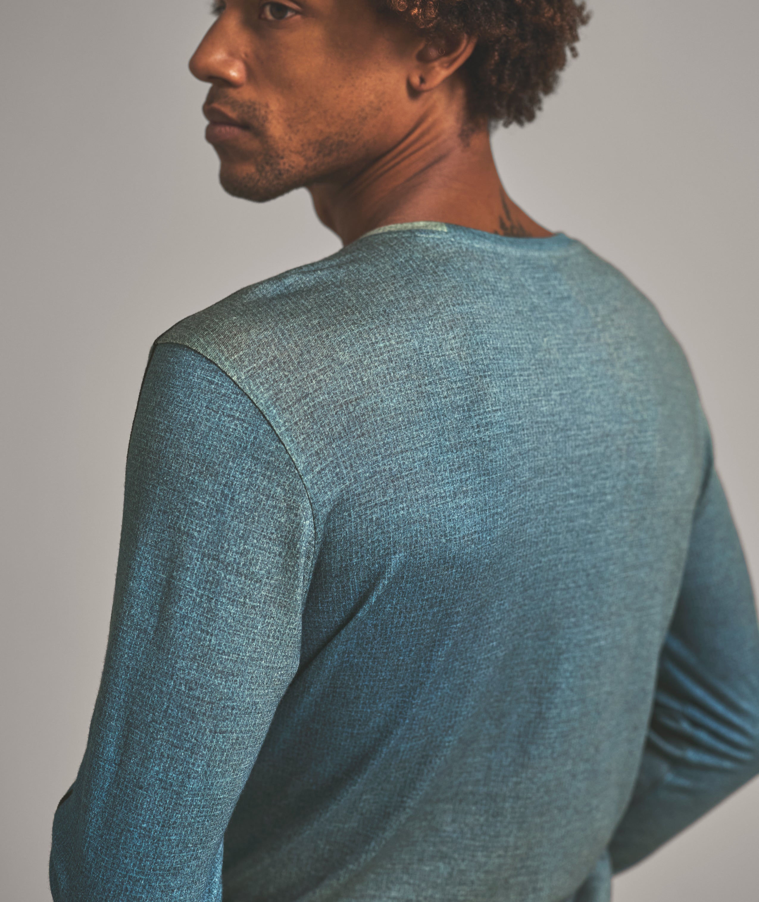 185 ROCK'N'WOOL PRINT Manga Larga Hombre