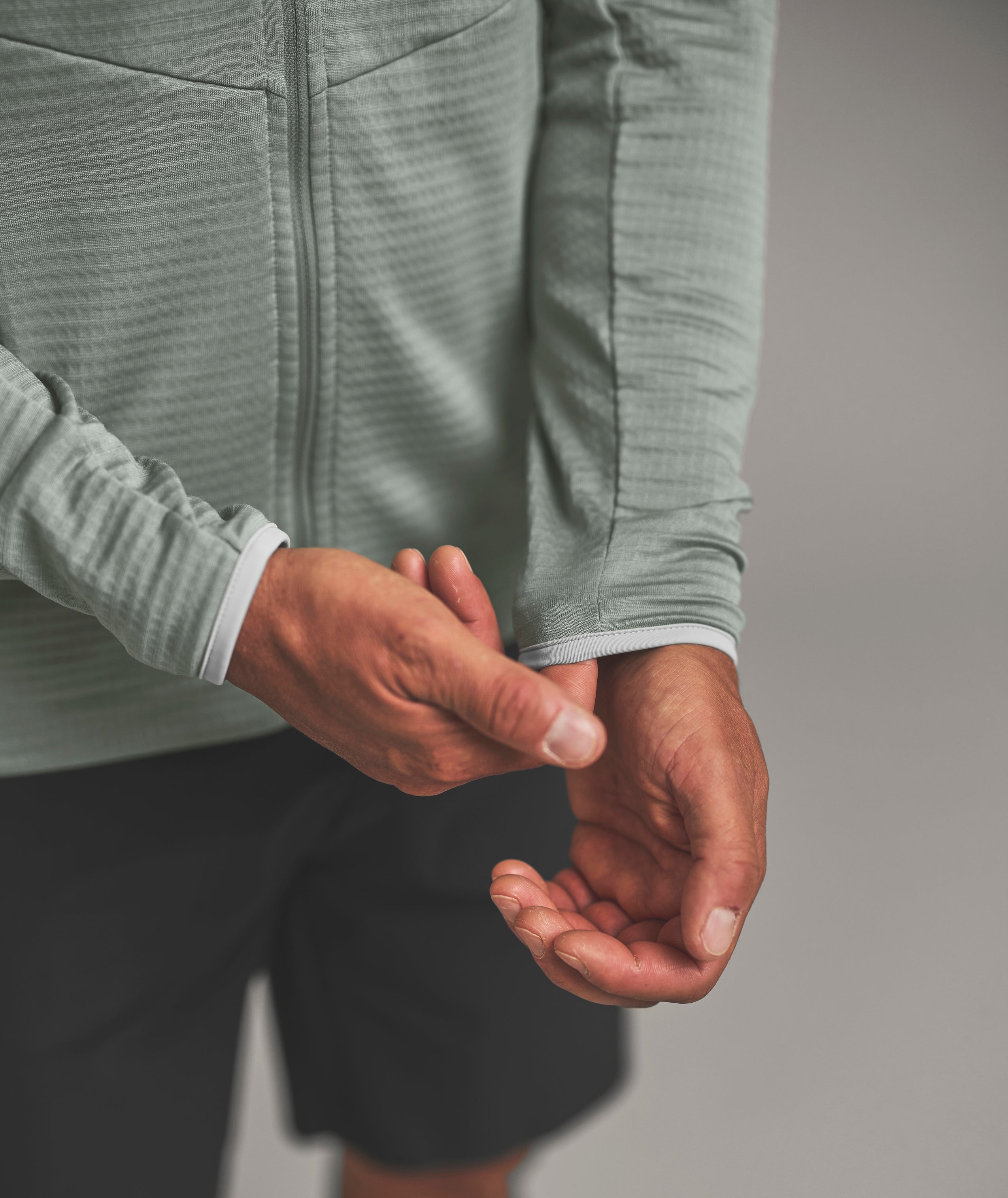 FLEECE LIGHT GRID HOODY M