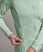 FLEECE LIGHT GRID HOODY W