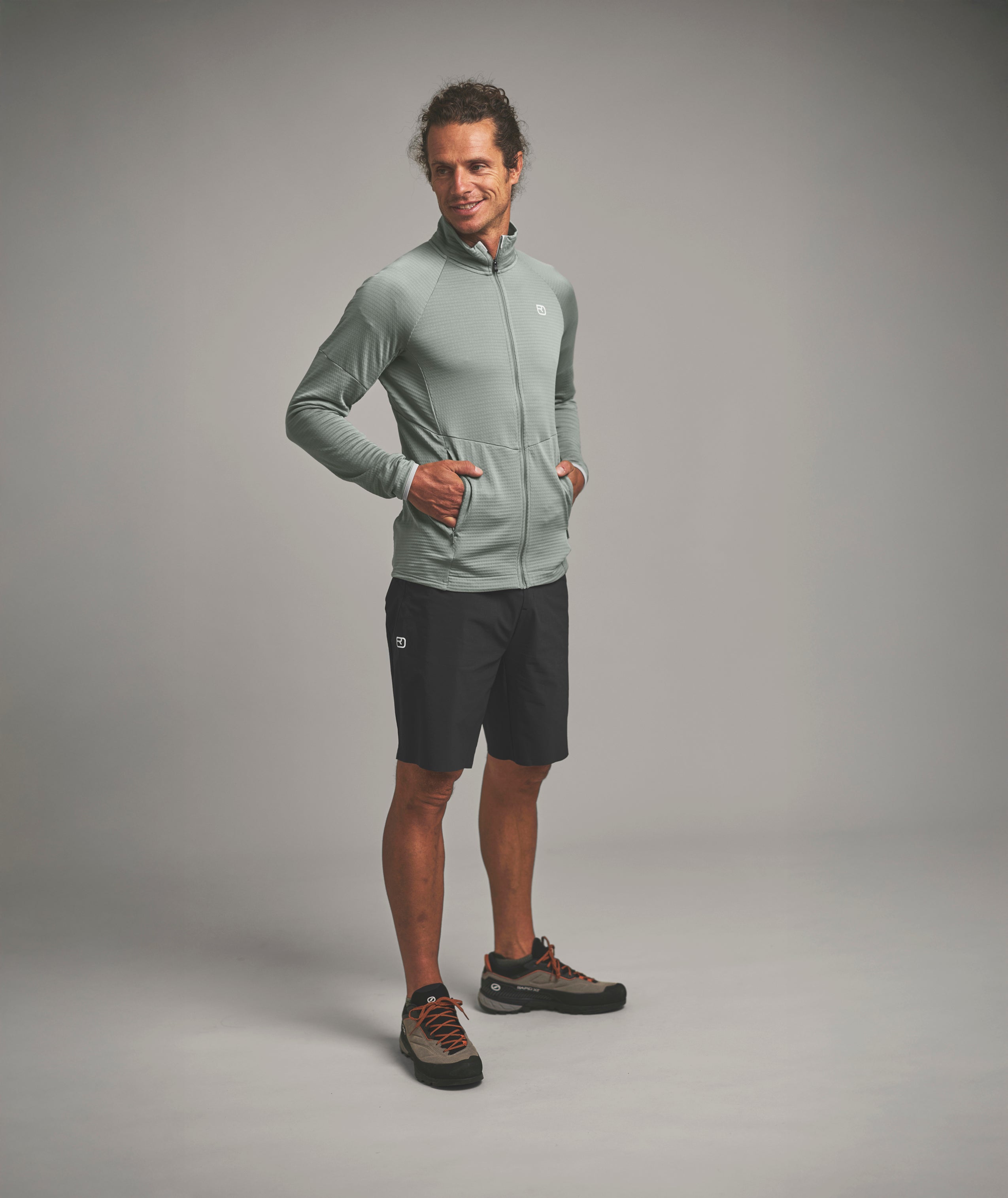 CAMPERA FLEECE LIGHT GRID M