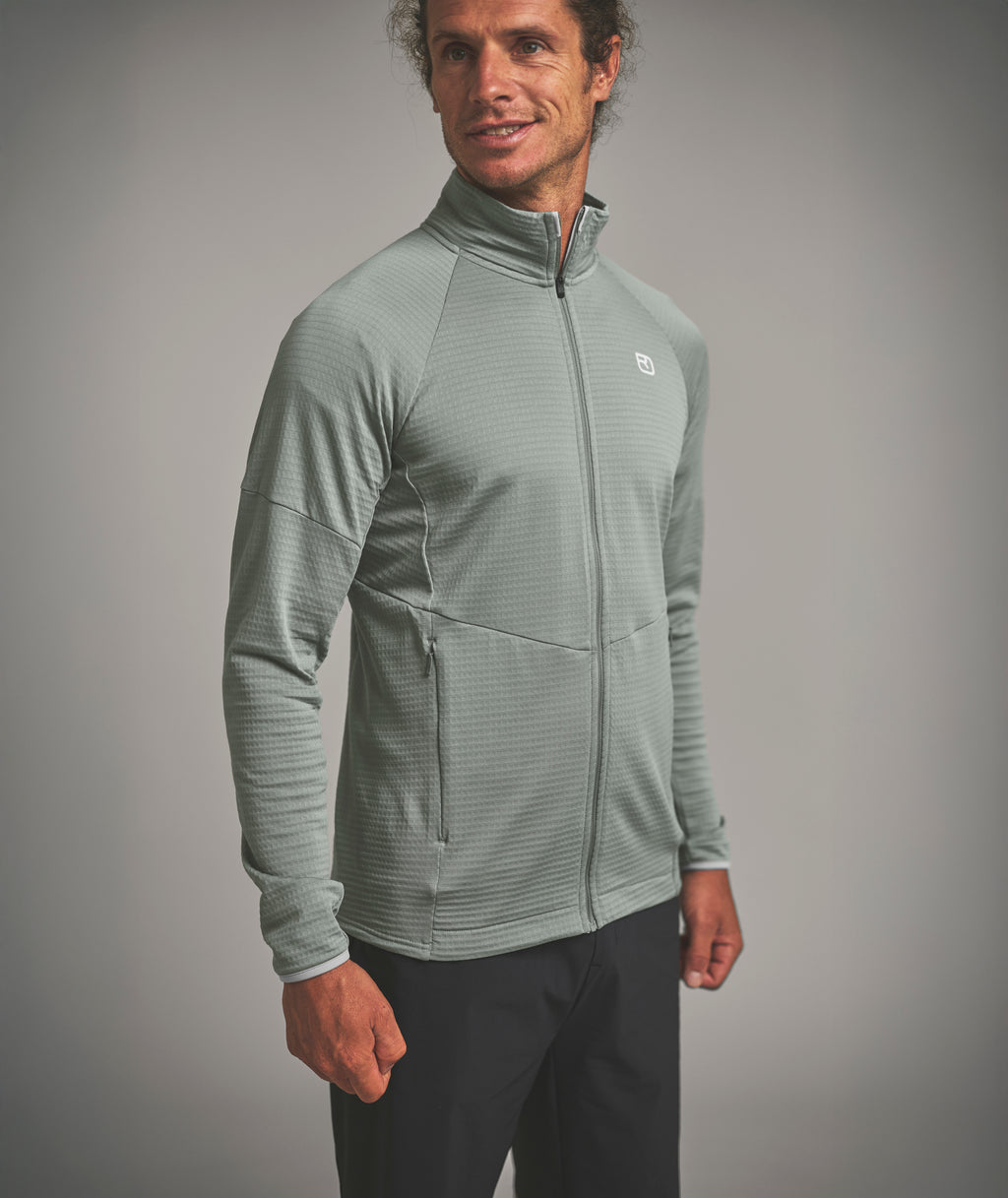 CAMPERA FLEECE LIGHT GRID M