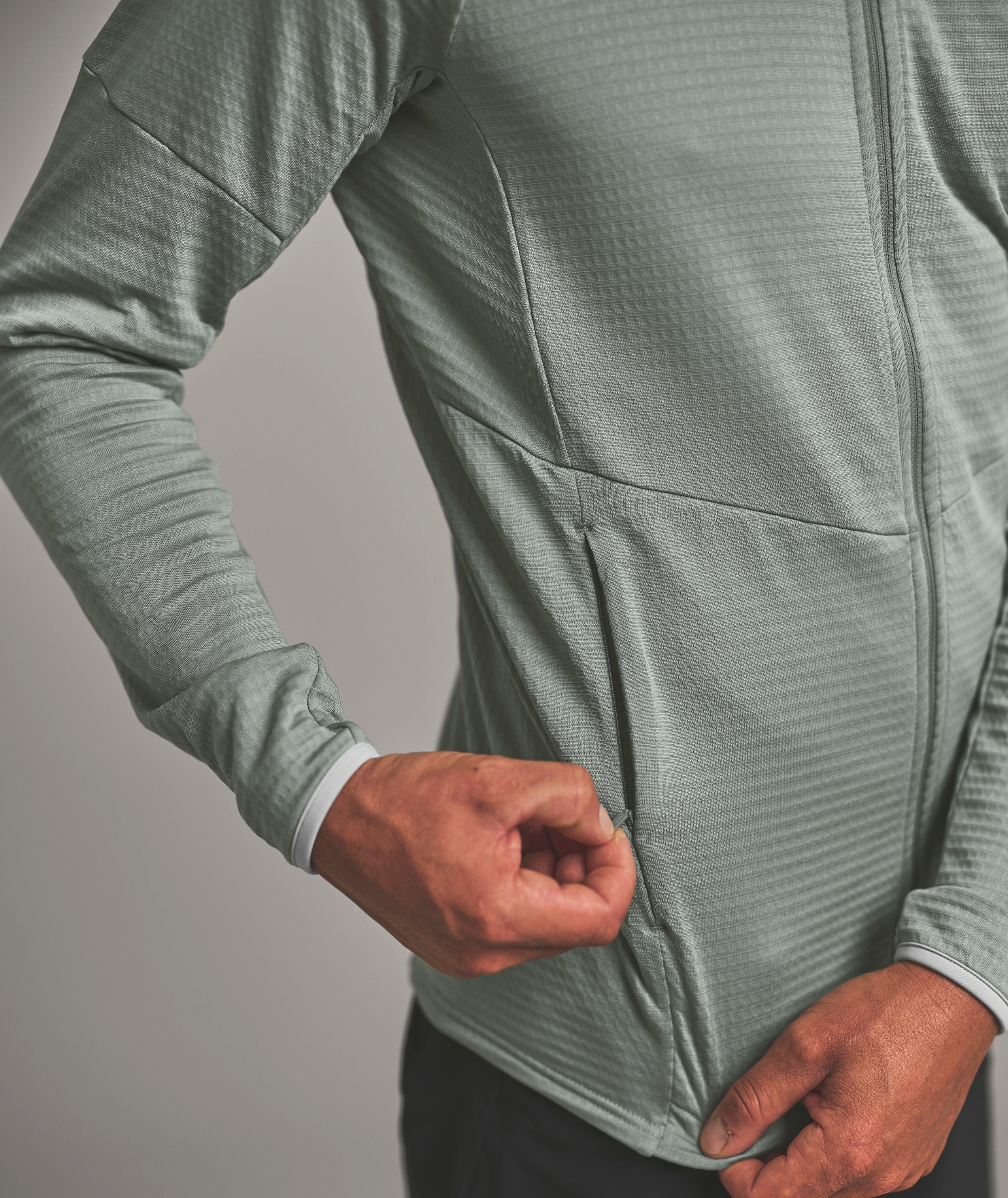 CAMPERA FLEECE LIGHT GRID M