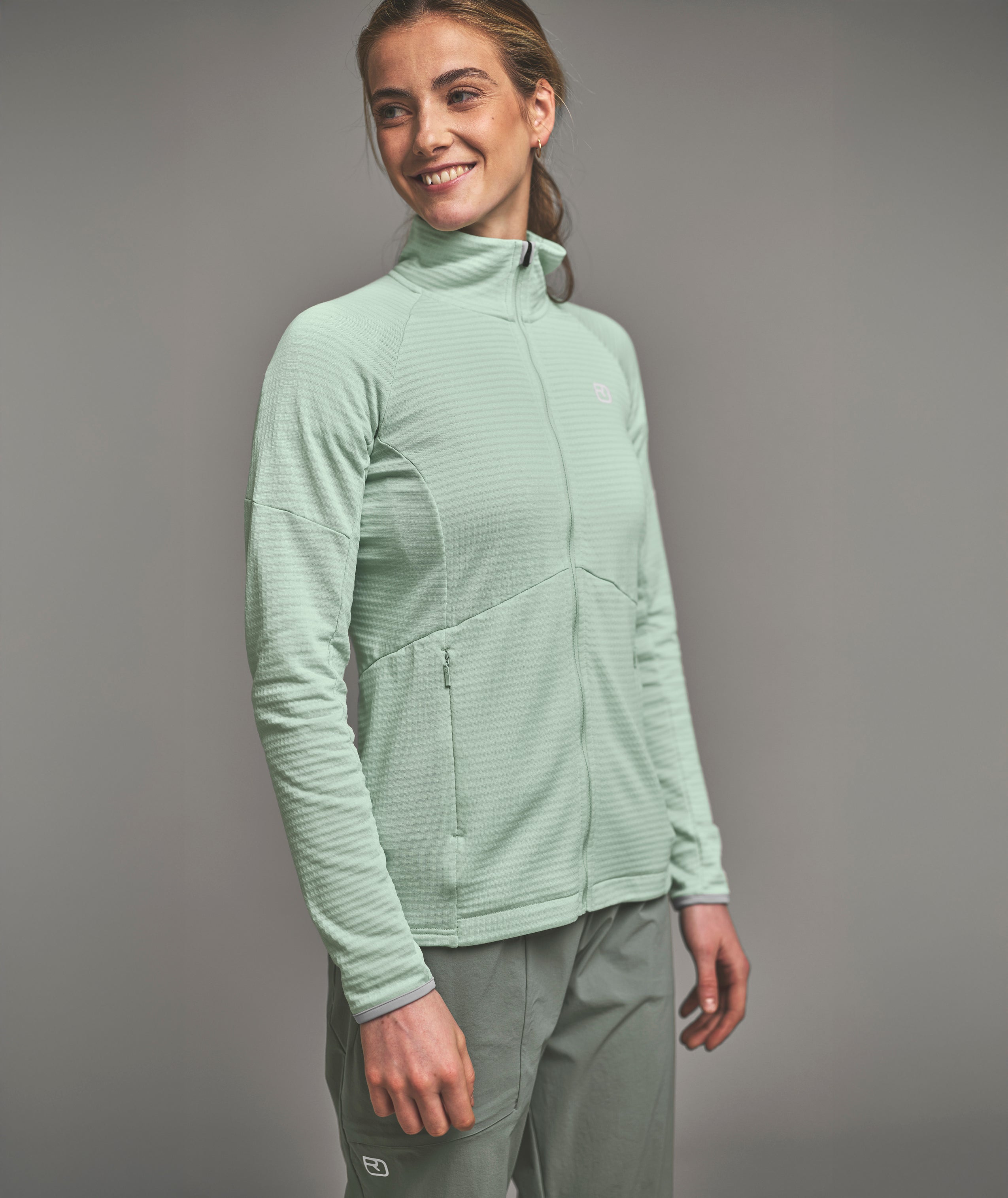 CAMPERA FLEECE LIGHT GRID W