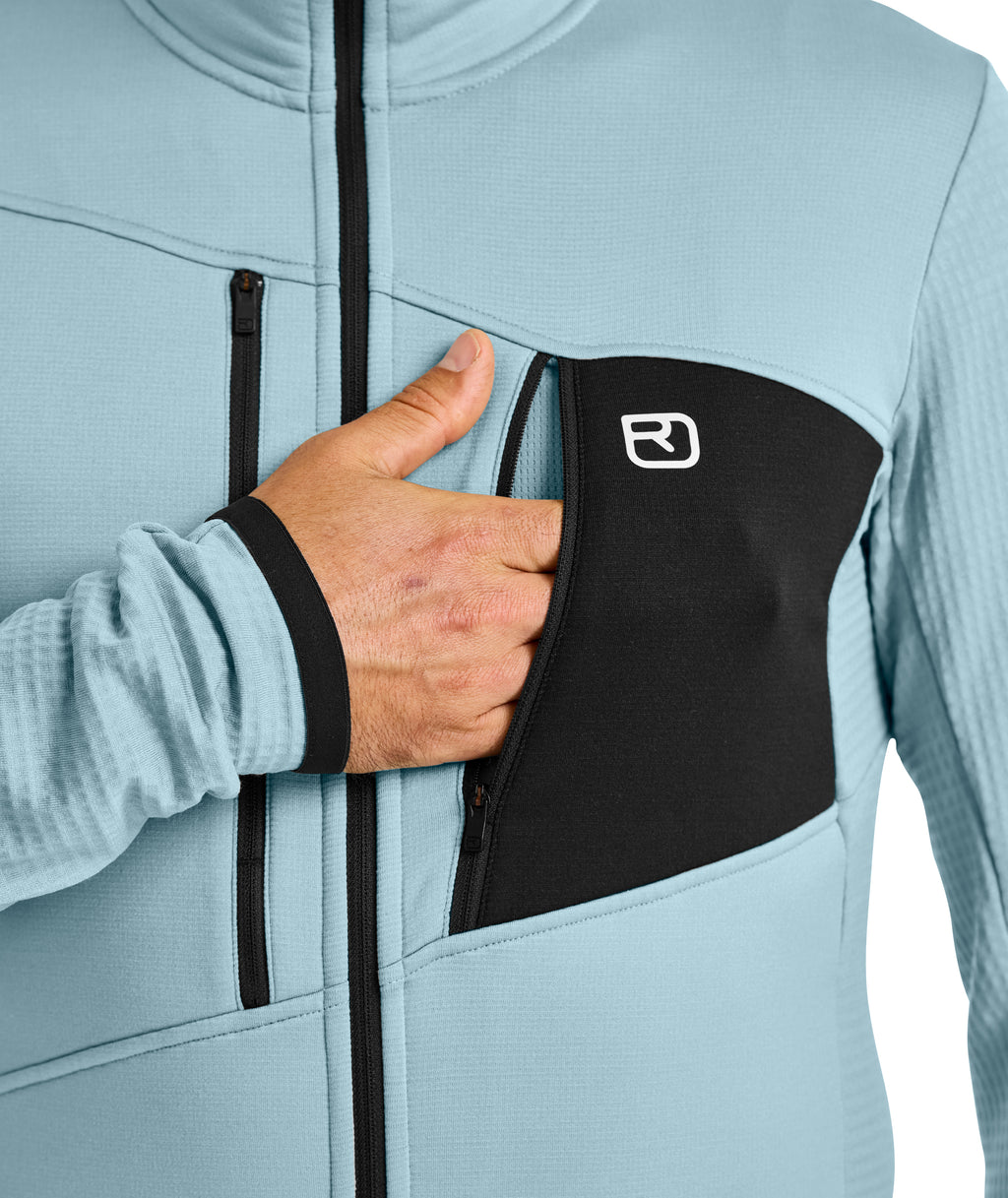 FLEECE GRID JACKET M