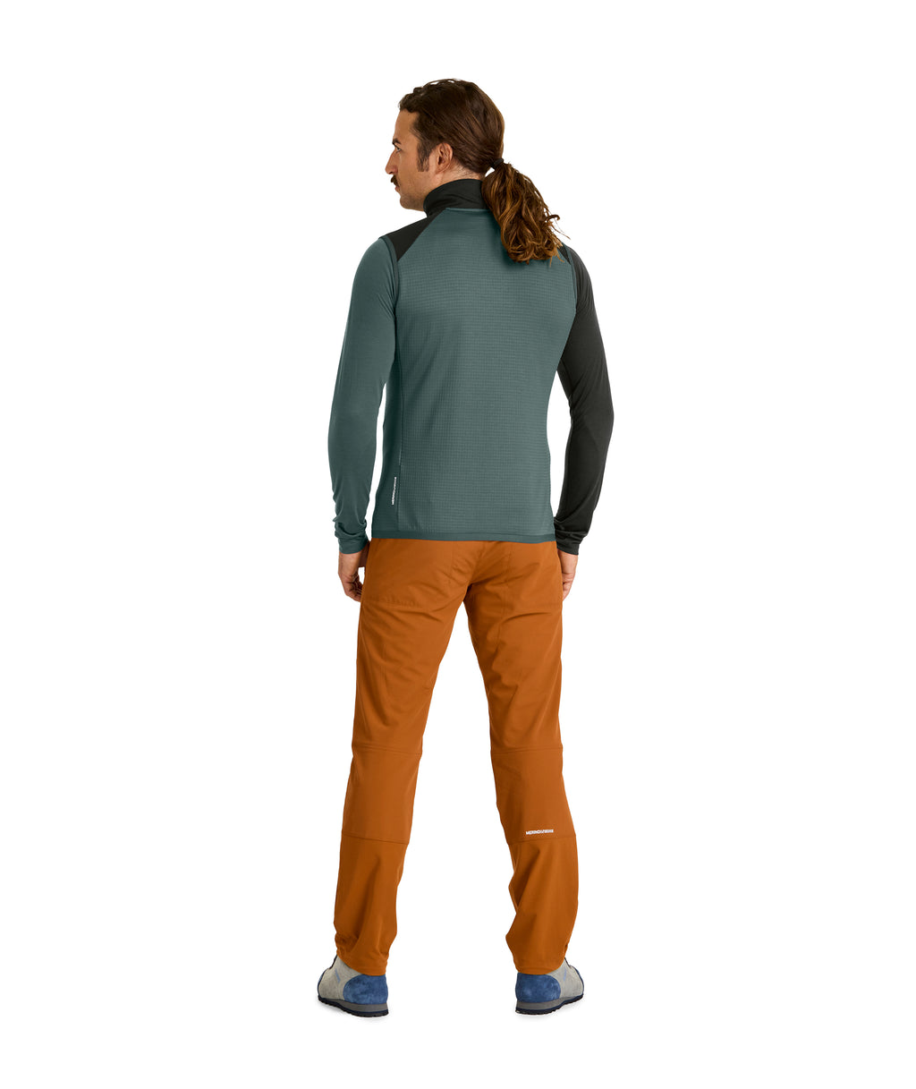 Chaleco Fleece Grid Hombre