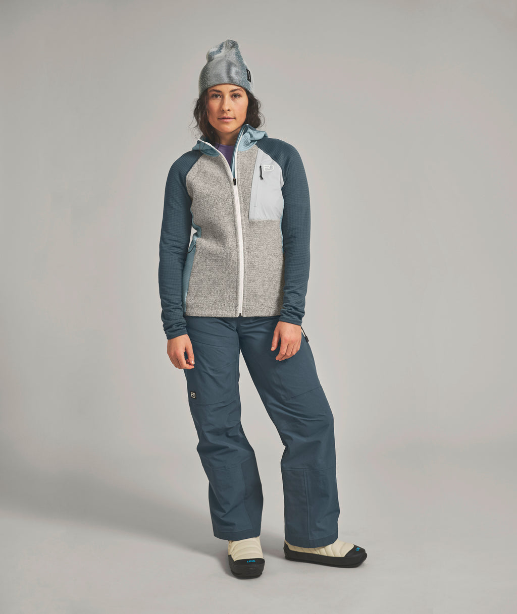 FLEECE GP CLASSIC KNIT HOODY W