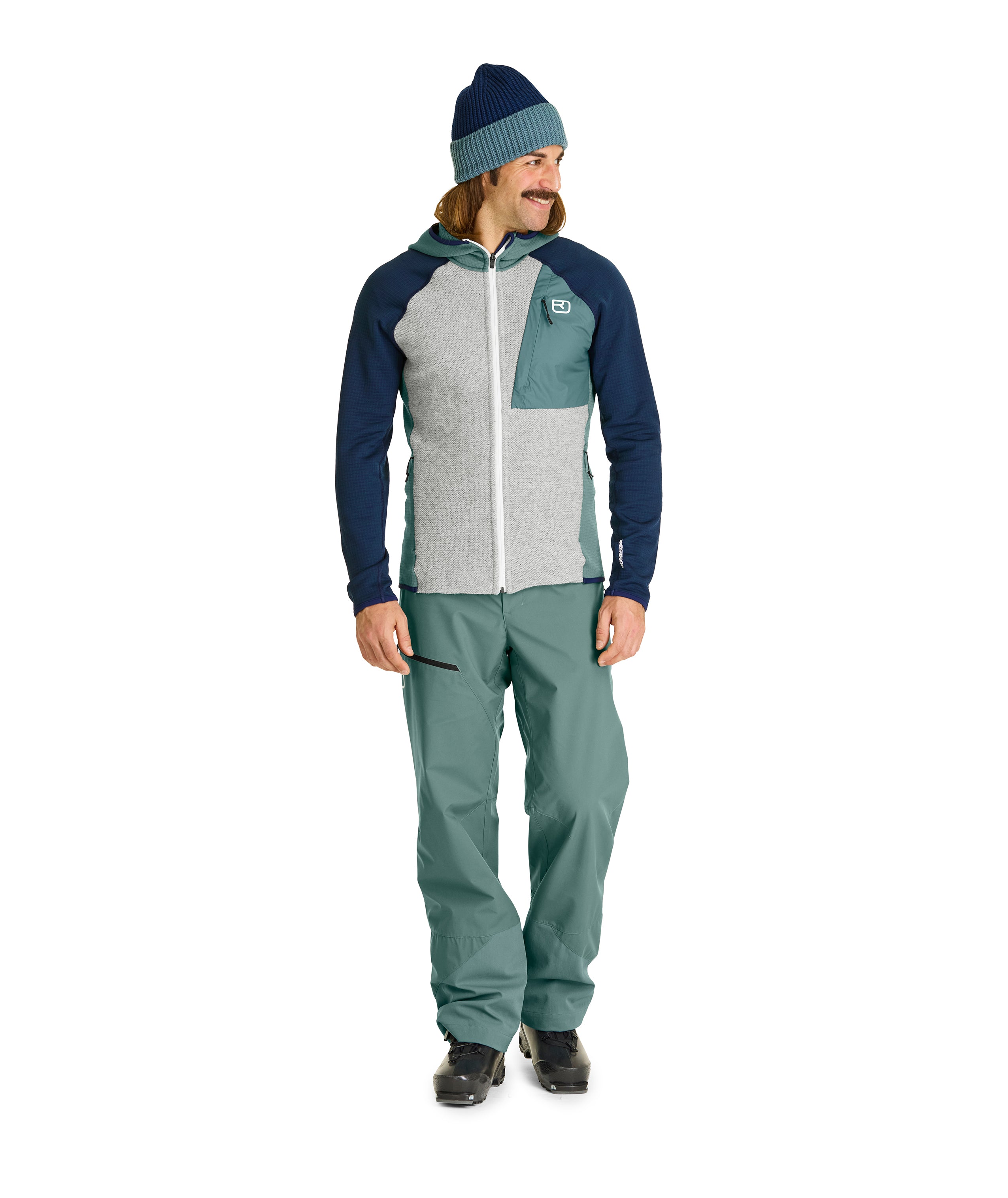 FLEECE GP CLASSIC KNIT HOODY M