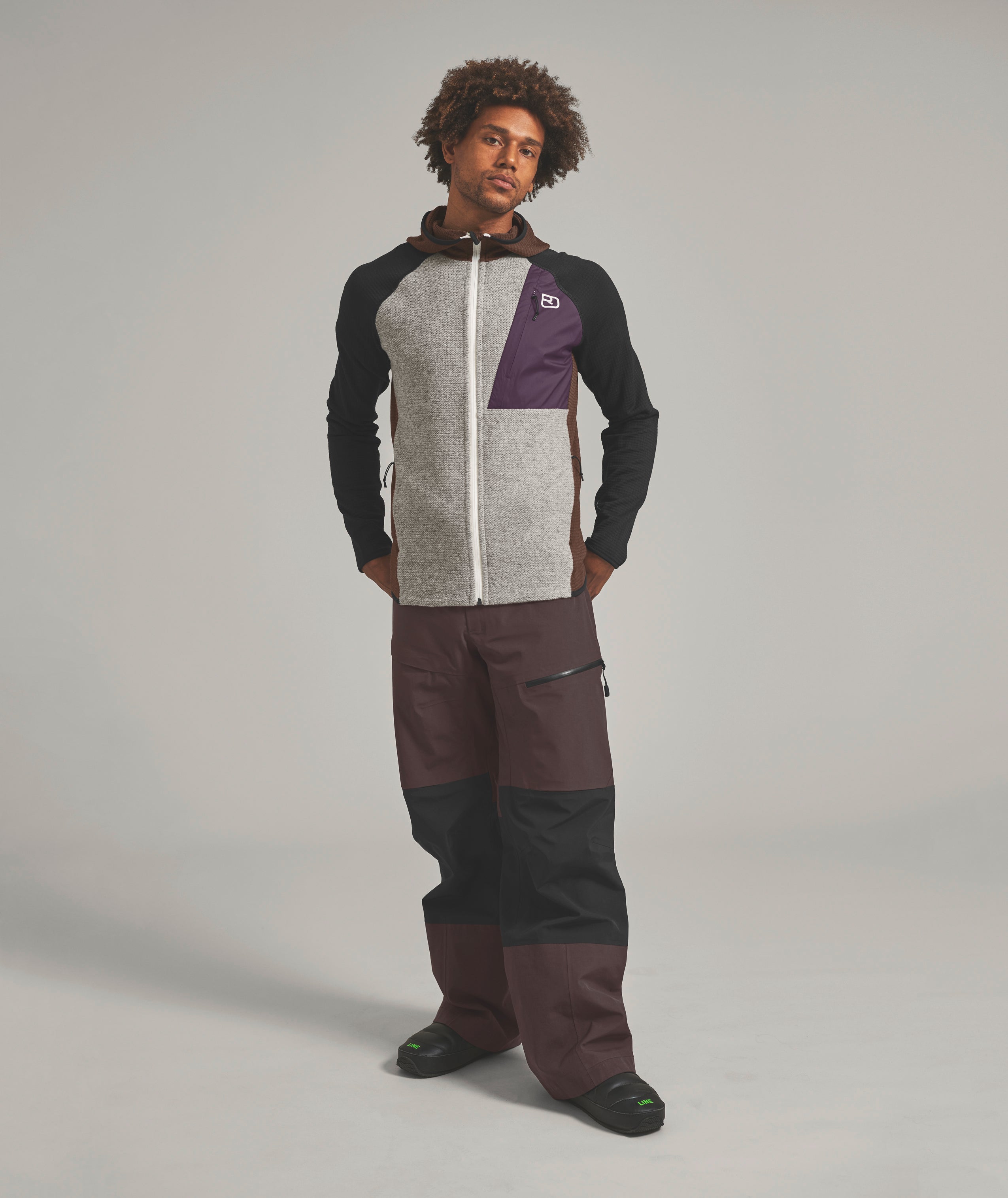 FLEECE GP CLASSIC KNIT HOODY M