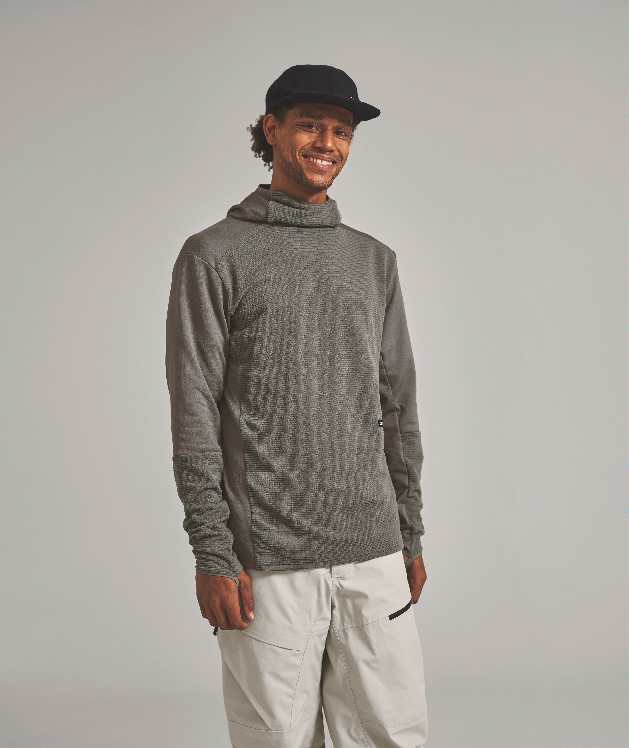 FLEECE CORD HOODIE M