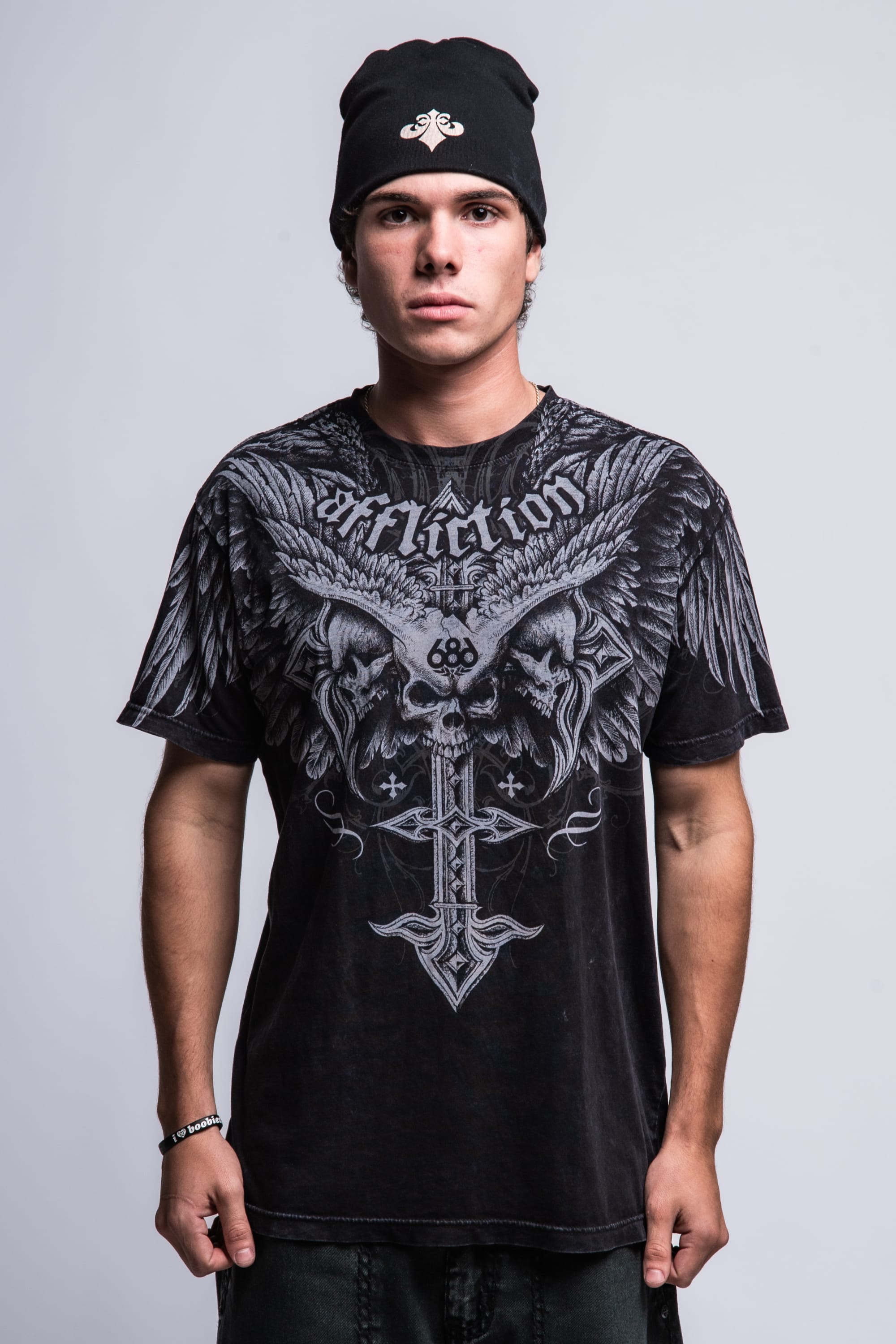 686 Affliction Death Eyes Remera Manga Corta