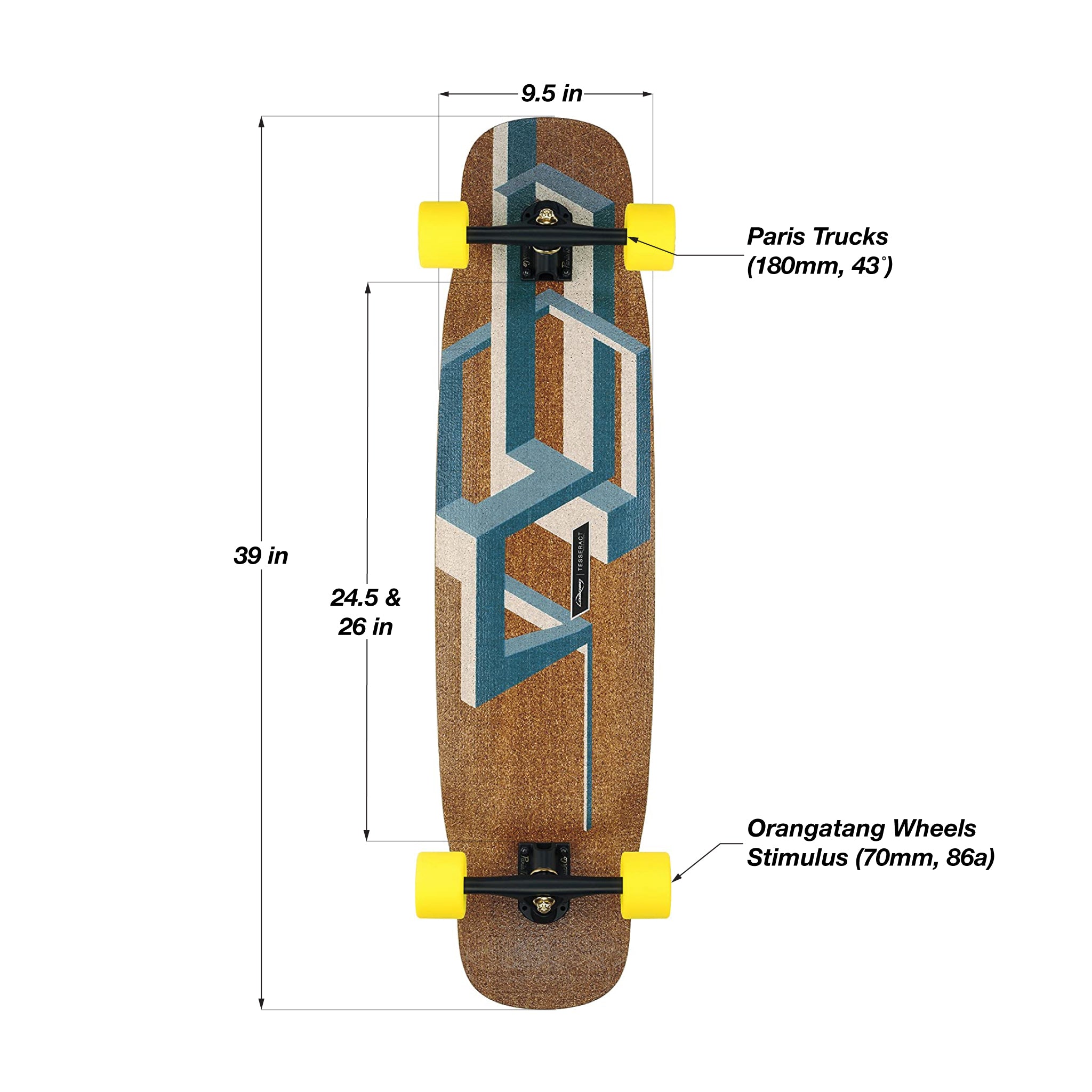 Basalt Tesseract | Longboard Completo