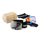 NORG HiPER Goggle Black/Silver - Mirror Silver + Extra Lens 