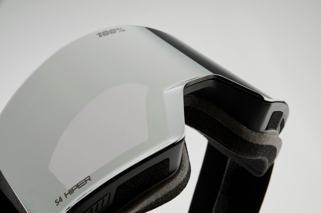 NORG HiPER Goggle Black/Silver - Mirror Silver + Extra Lens 
