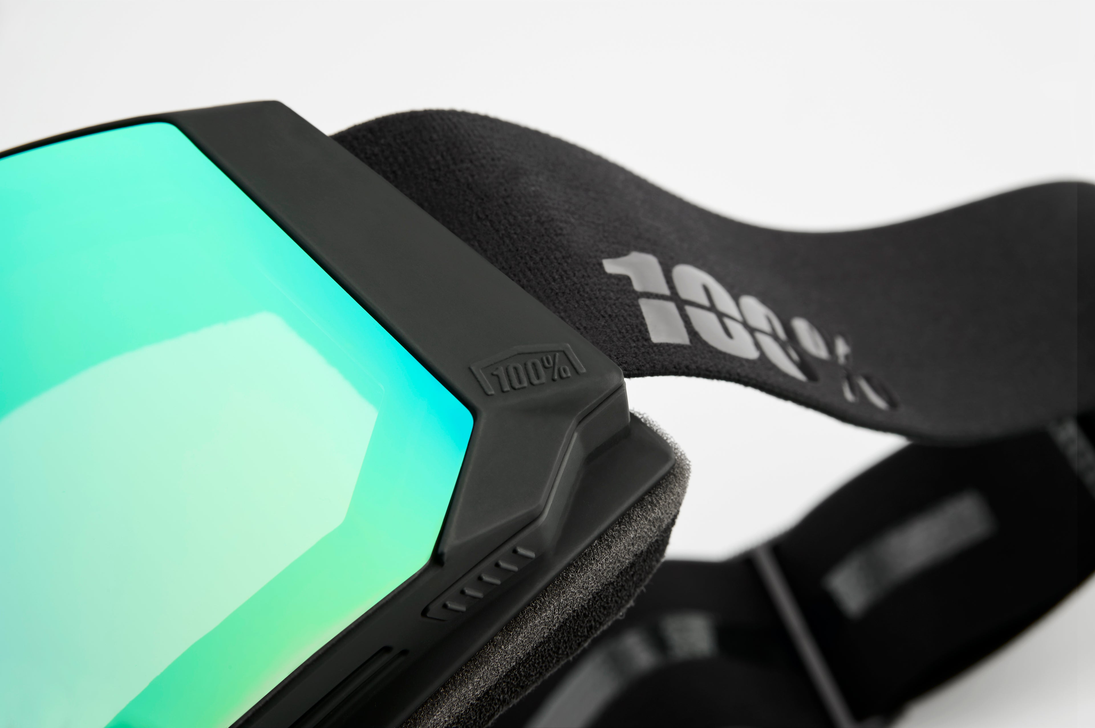 SNOWCRAFT S HiPER Goggle Black/Green - Mirror Green + Extra Lens