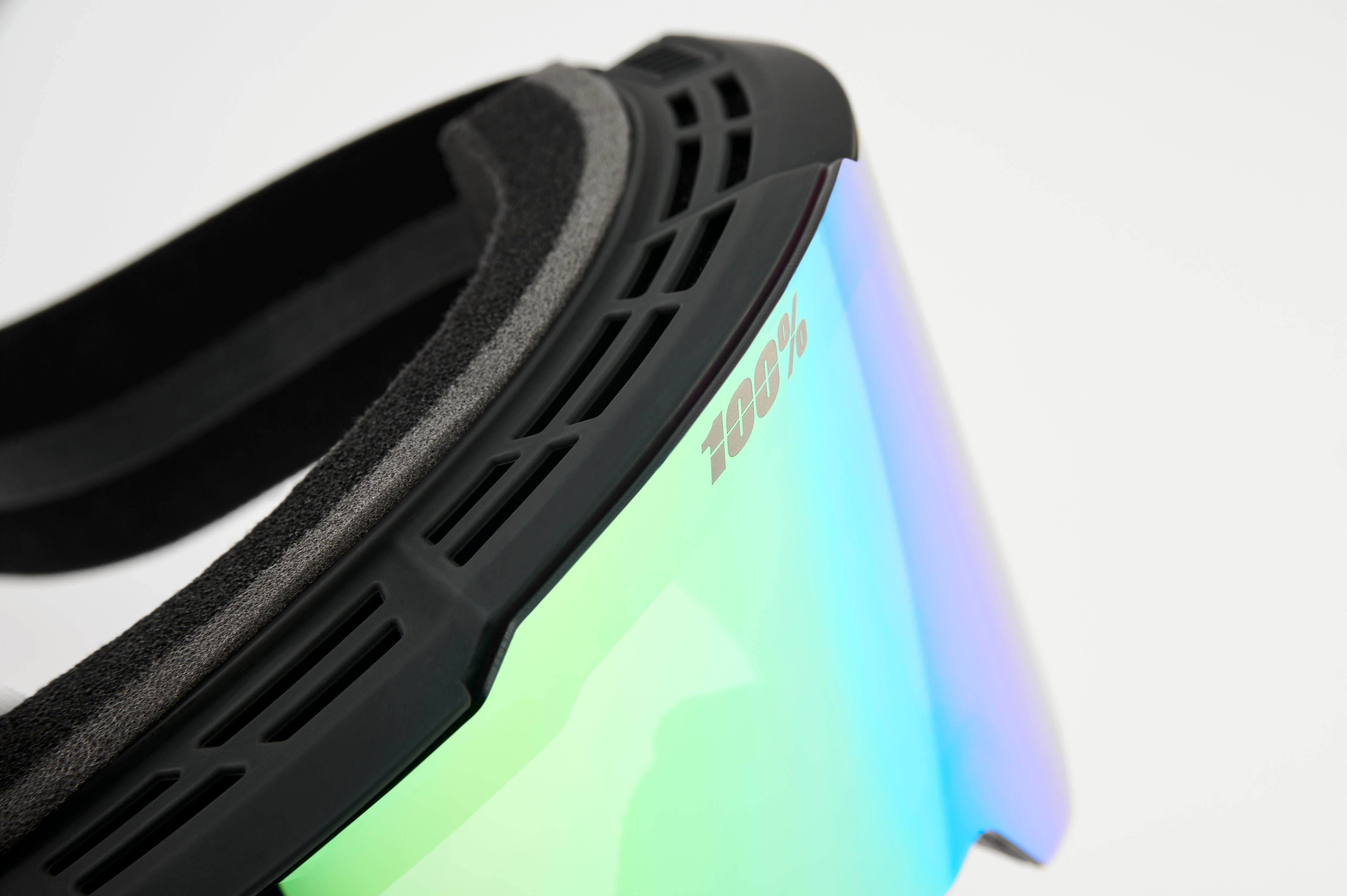 SNOWCRAFT S HiPER Goggle Black/Green - Mirror Green + Extra Lens