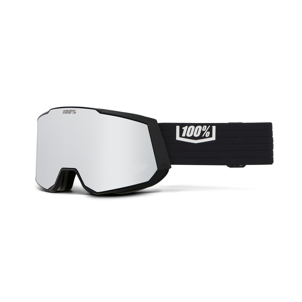 Óculos de proteção SNOWCRAFT XL HiPER Preto/Prateado - Prata Espelhada + Lente Extra 