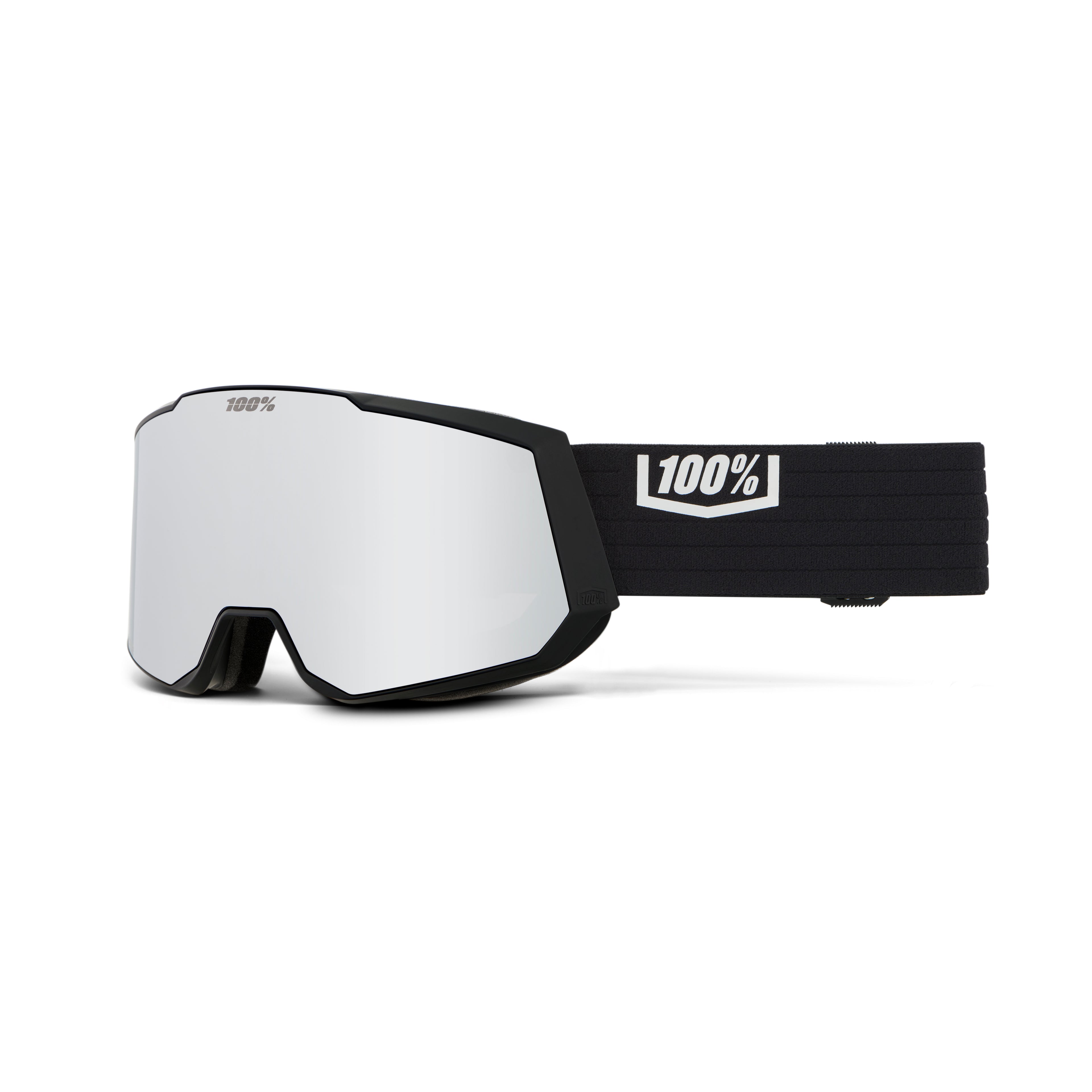 SNOWCRAFT XL HiPER Goggle Black/Silver - Mirror Silver + Extra Lens