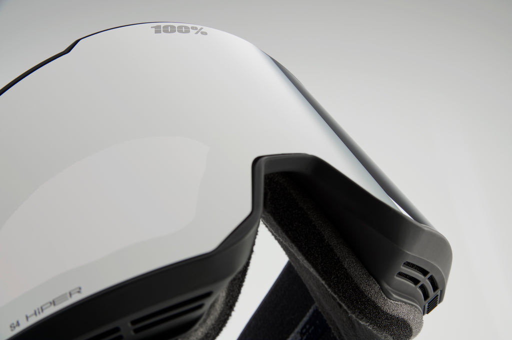 Óculos de proteção SNOWCRAFT XL HiPER Preto/Prateado - Prata Espelhada + Lente Extra 