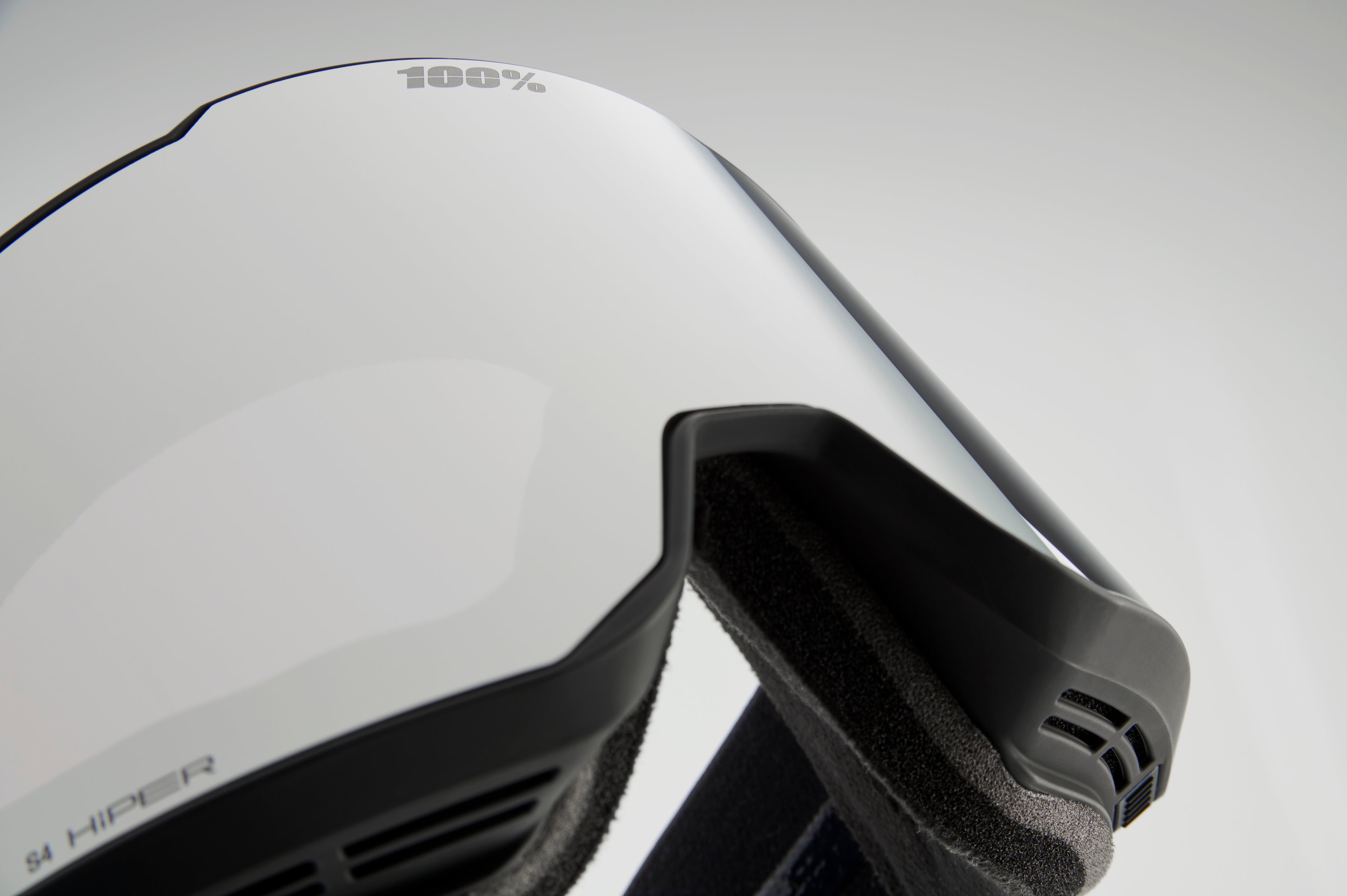 SNOWCRAFT XL HiPER Goggle Black/Silver - Mirror Silver + Extra Lens
