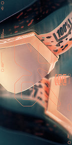 SNOWCRAFT S HiPER Goggle Safari - Mirror Peach + Extra Lens