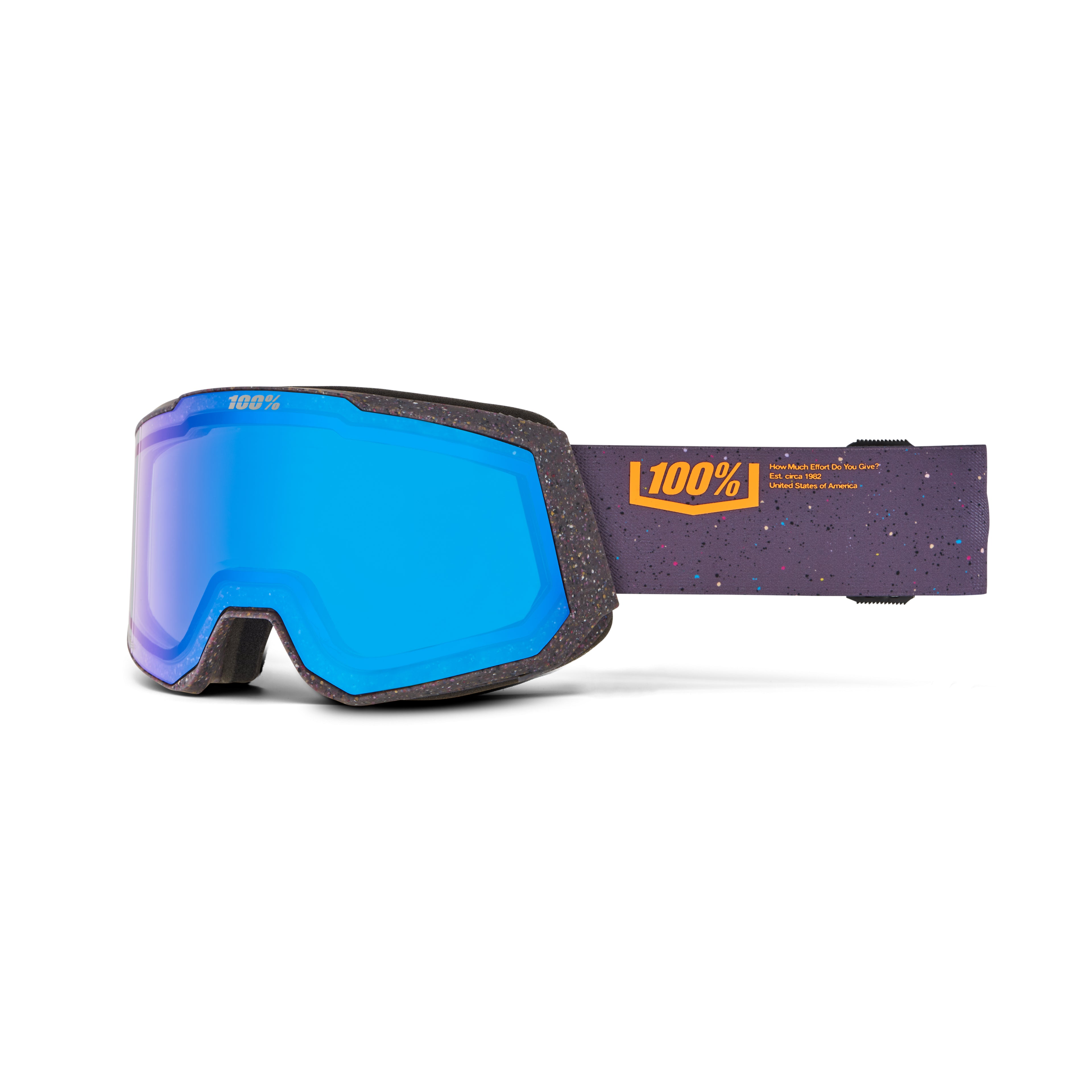 SNOWCRAFT XL HiPER Goggle Academia - Mirror Blue Flash + Extra Lens