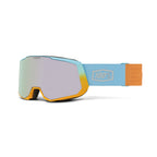 Óculos de proteção SNOWCRAFT XL HiPER Infidel - Prata Espelhada com Flash + Lente Extra 
