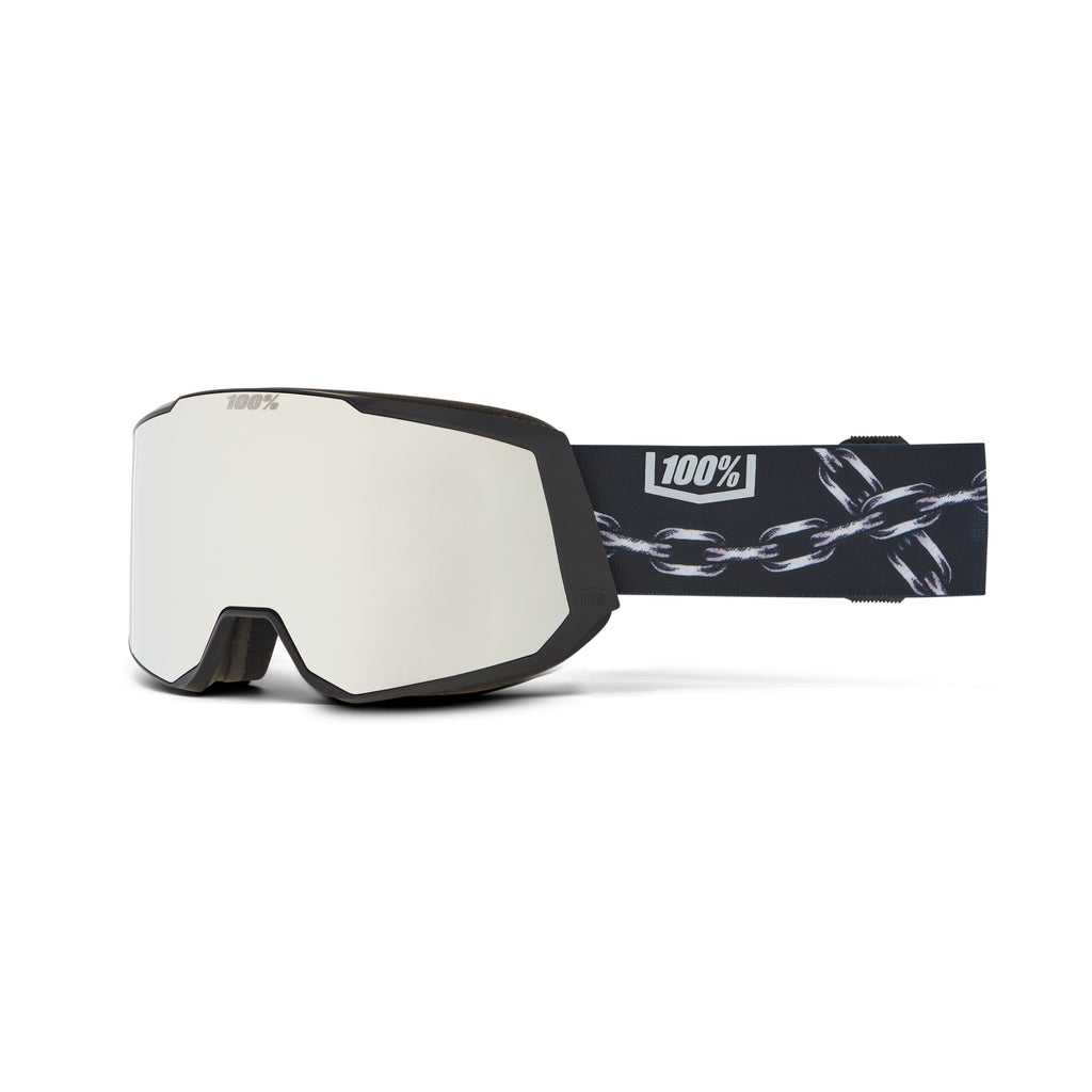 Óculos de proteção SNOWCRAFT S HiPER Preto/Prateado - Prata Espelhada + Lente Extra 