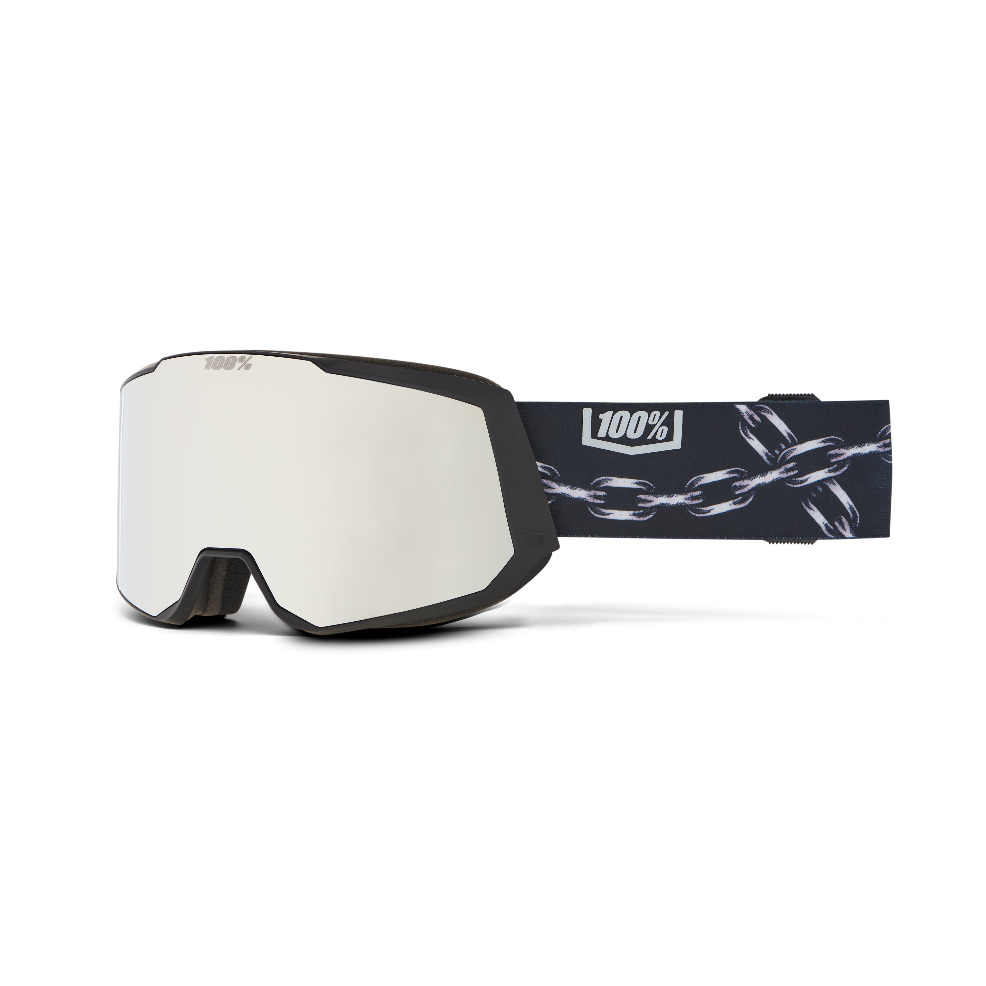 SNOWCRAFT S HiPER Goggle Black/Silver - Mirror Silver + Extra Lens