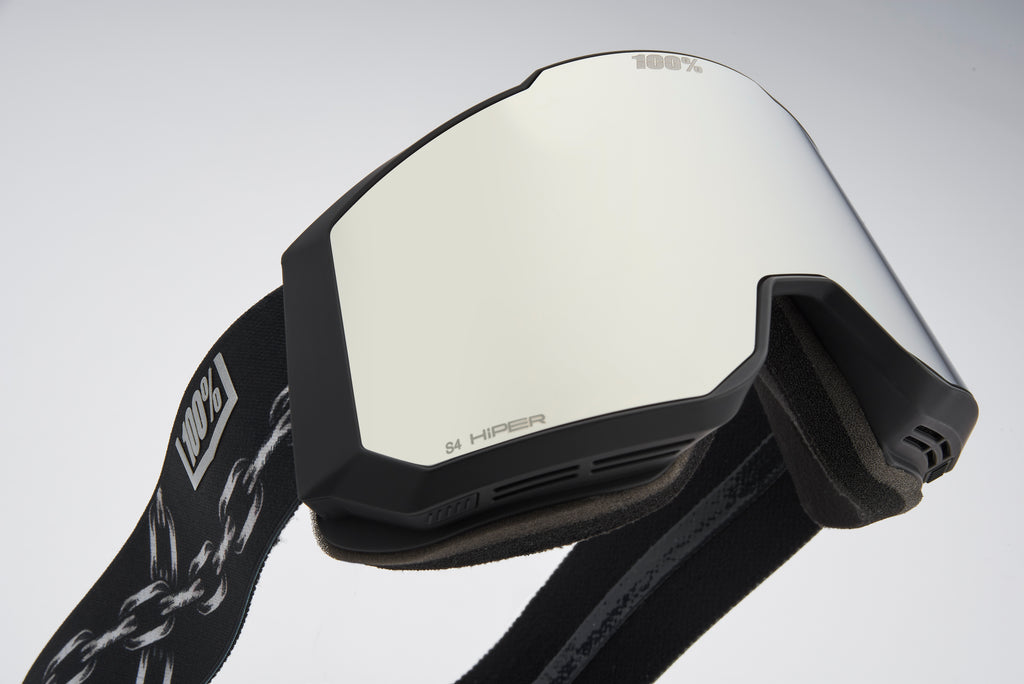 Óculos de proteção SNOWCRAFT S HiPER Preto/Prateado - Prata Espelhada + Lente Extra 