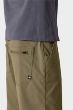 A close-up of the 686 Everywhere® Hybrid Short - Relaxed Fit, showcasing its breathable, stain-resistant design from 686.