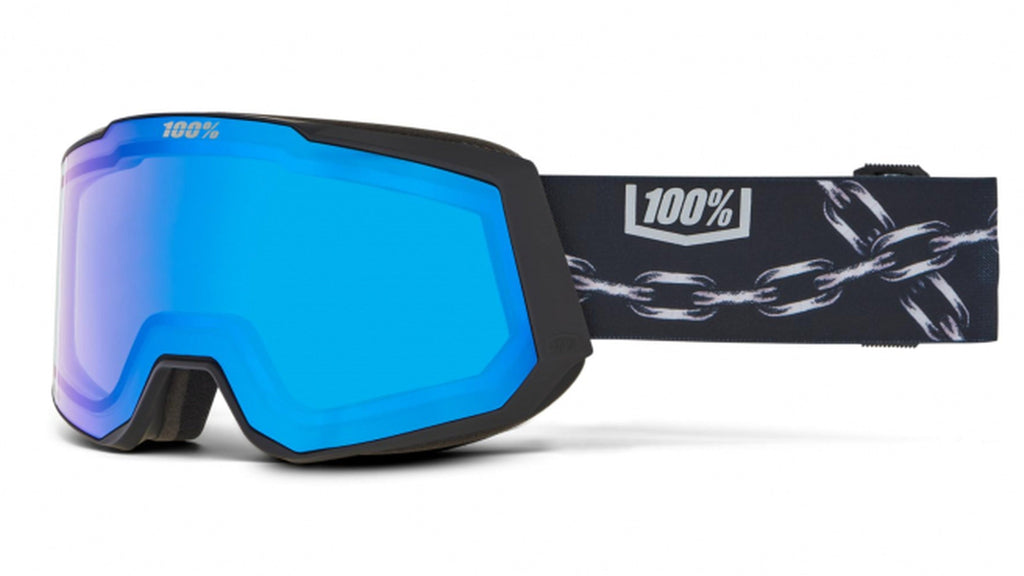 SNOWCRAFT S HiPER Goggle Black/Silver - Mirror Silver + Extra Lens 