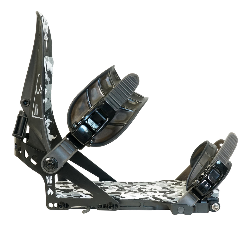 Spark Surge NR Pro Splitboard Binding con Pucks Camo